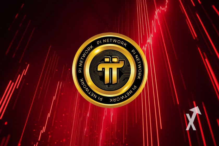 PI coin analysis graphic cover.