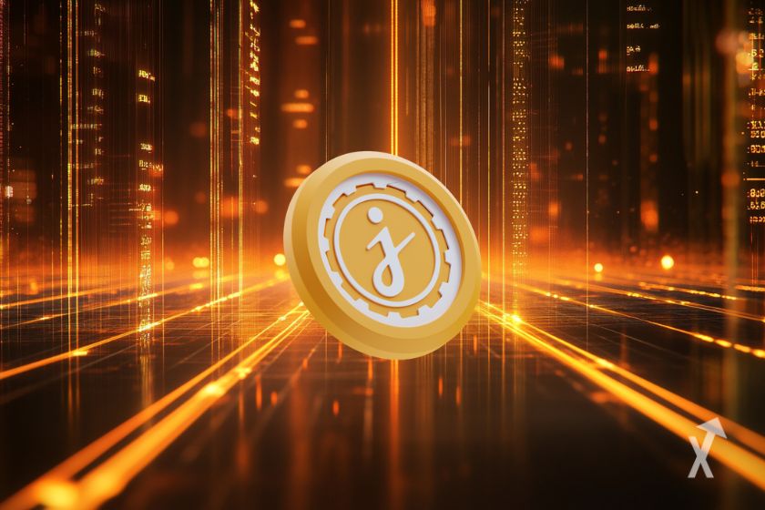 Jasmy token - digital currency concept.