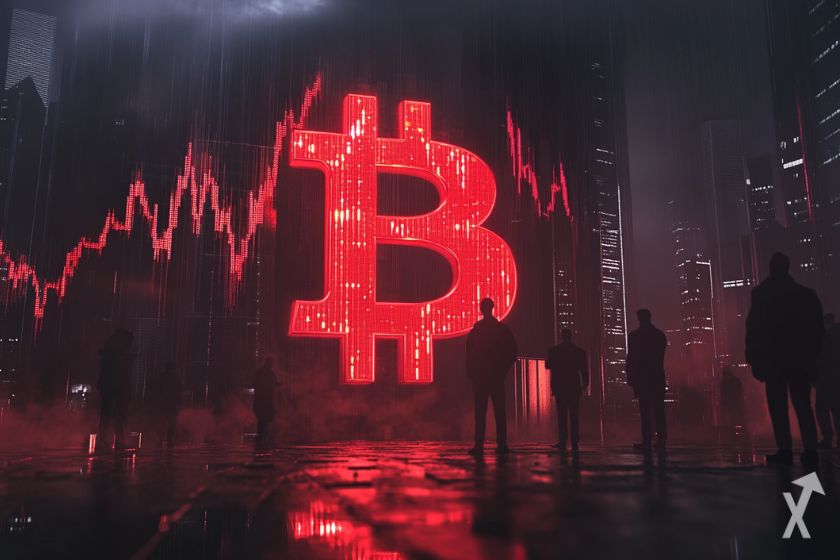 Bitcoin price down $84,000.