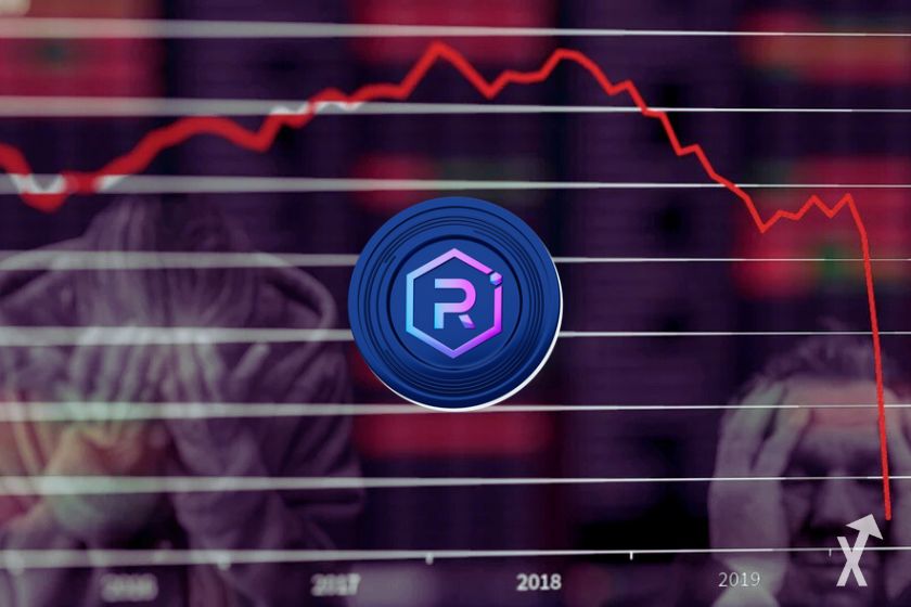 Raydium crypto in downtrend.