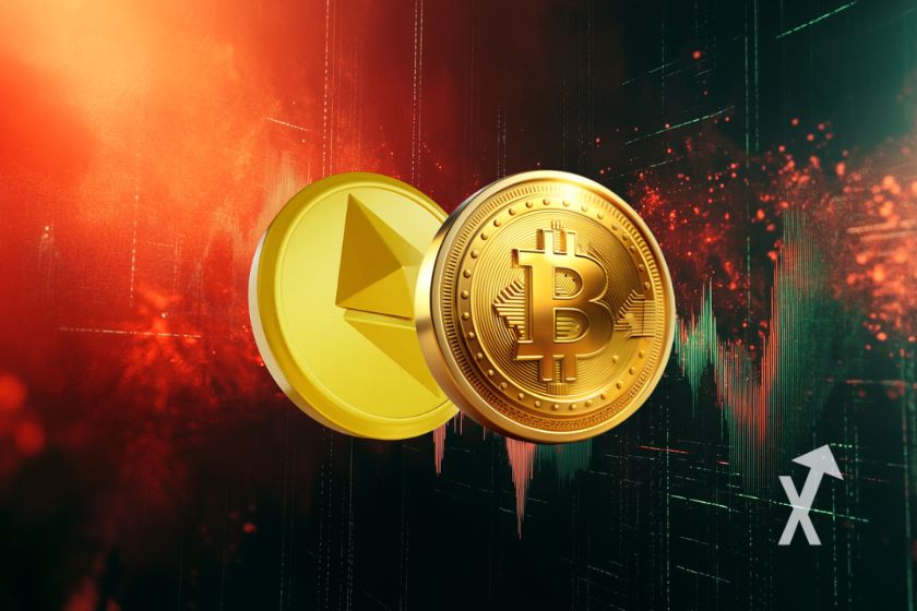 Innovative Bitcoin cryptocurrency concept design.
