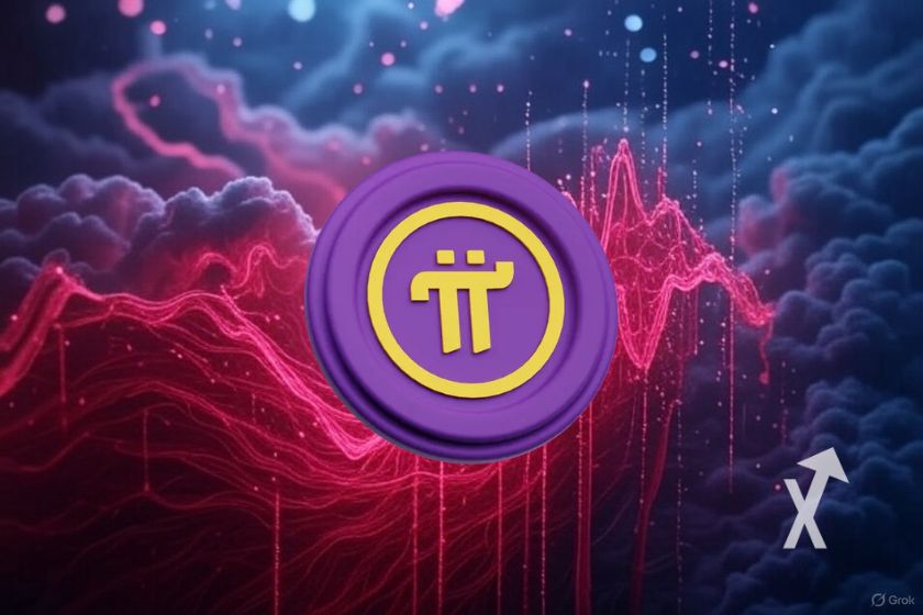 Pi Network and Binance logo collage.