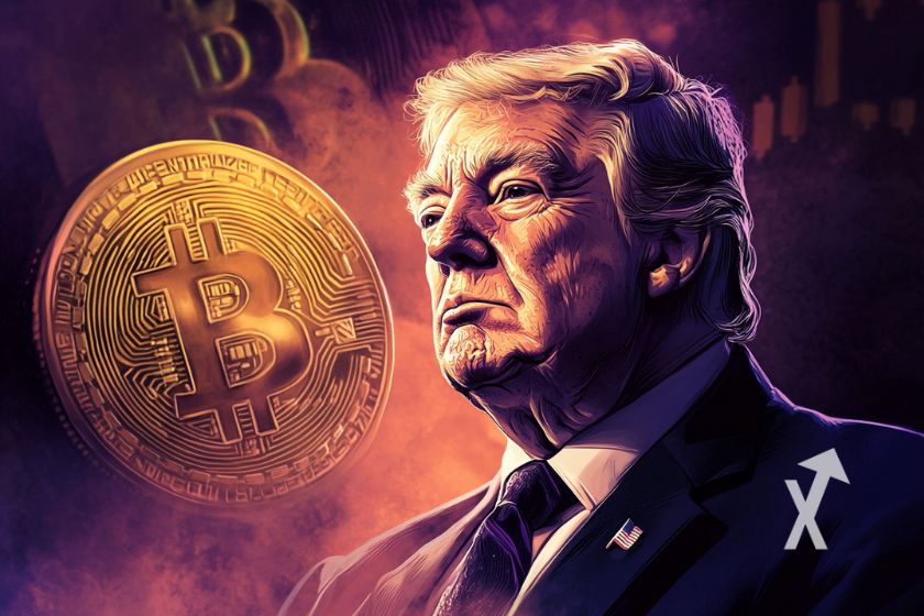 "Trump's tariffs impact cryptocurrency bitcoin."