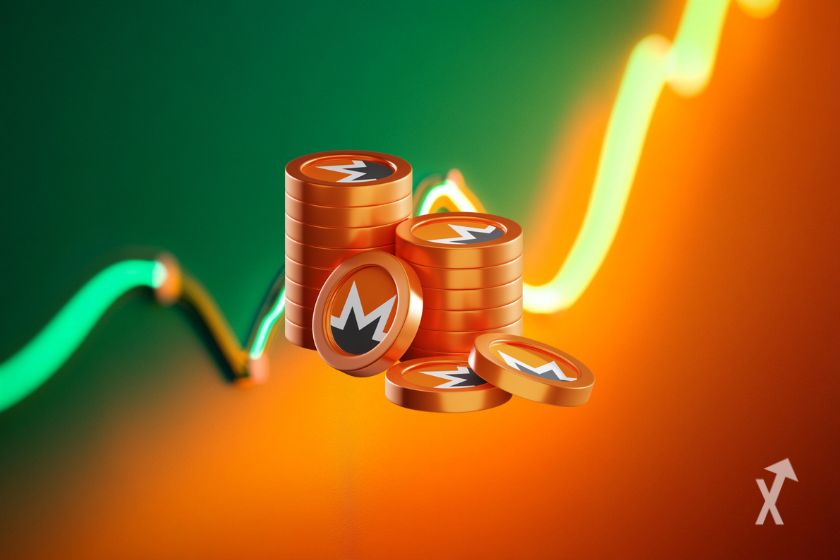 XMR tokens - private cryptocurrency.