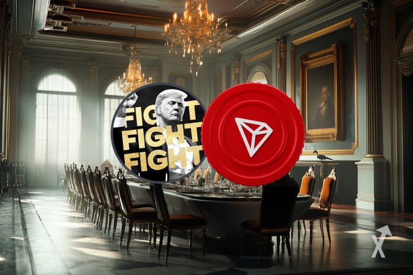 TRUMP and TRON tokens.