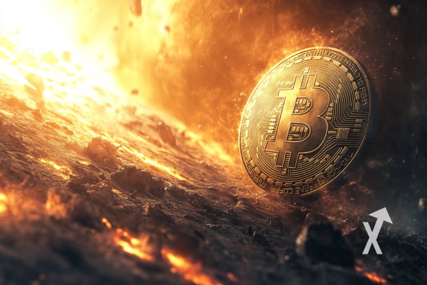 Bitcoin news in a dynamic design.