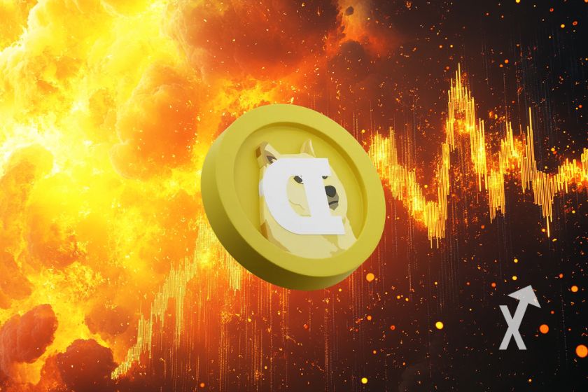Iconic Dogecoin Doge Cryptocurrency Emblem Illustration