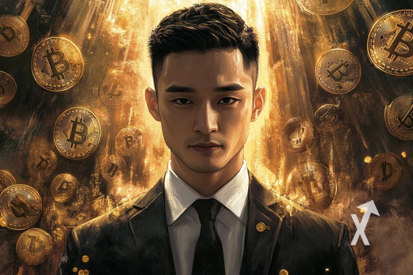 Image of Justin Sun with Donald Trump.