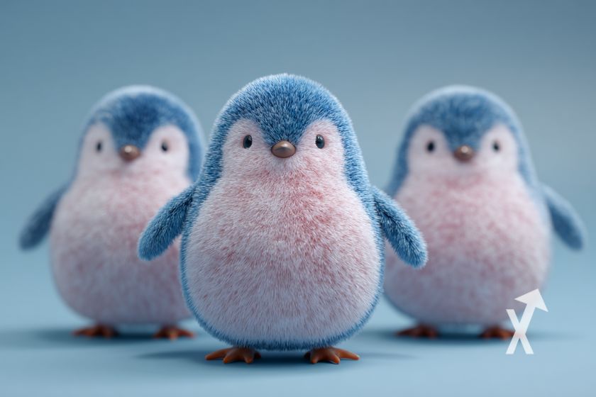 Cute chubby penguins NFT collection artwork