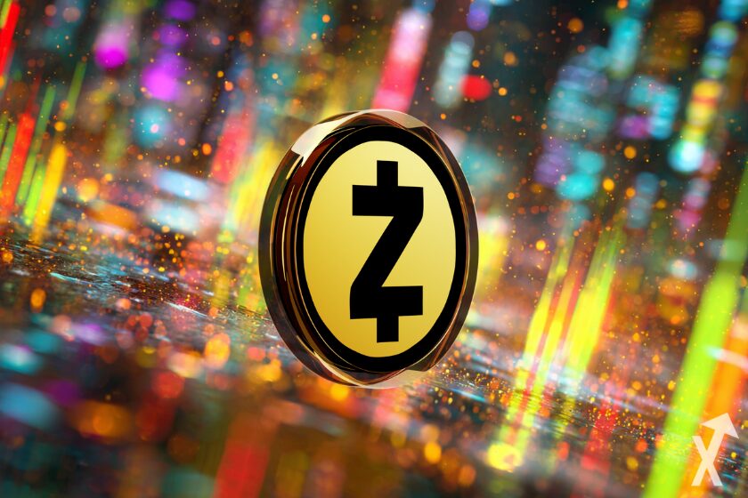 Private digital currency zcash logo.